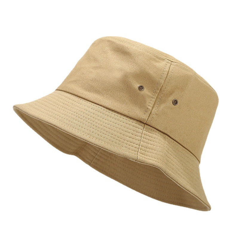 Algodón al por mayor Simple Solid Color Bucket Sombrero